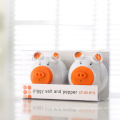 Cute pig shape oem salt & pepper shaker